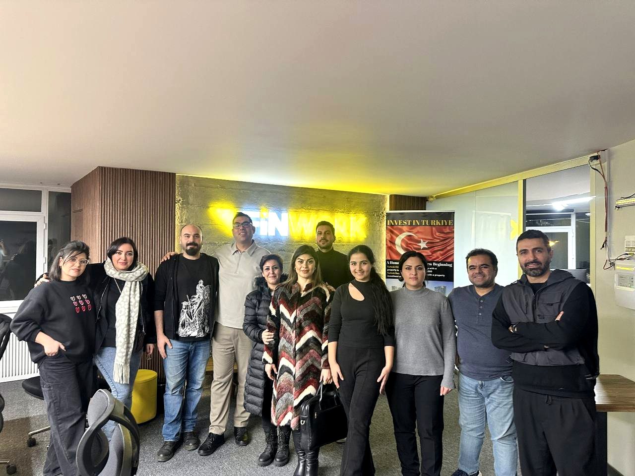 Ratin Teknoloji Group team at FinWORK Business Center